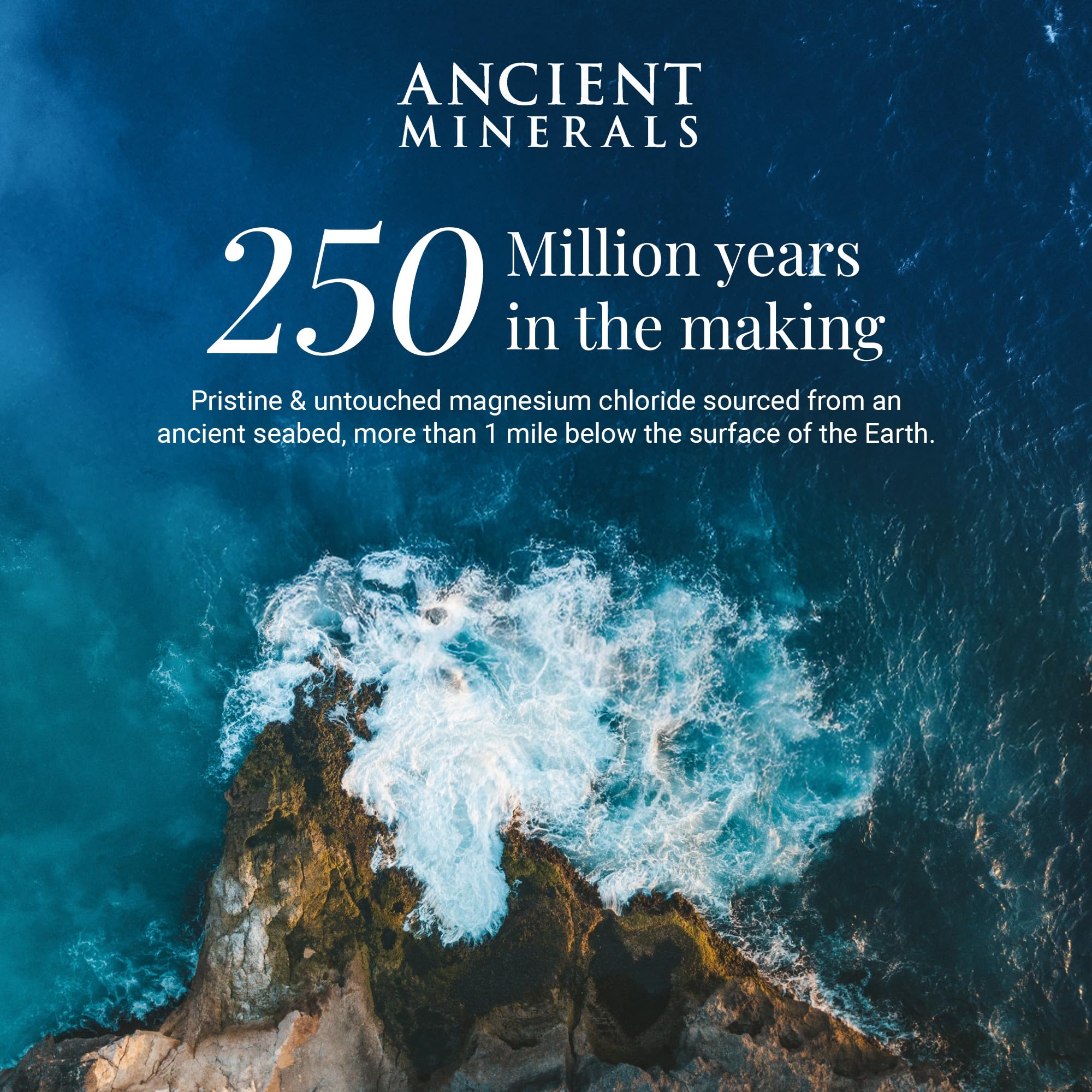 Ancient Minerals pure Zechstein magnesium for skin-friendly soaking experiences