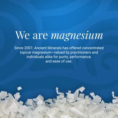 Ancient Minerals Zechstein-source flakes for pure, deep soaking and skin-friendly use