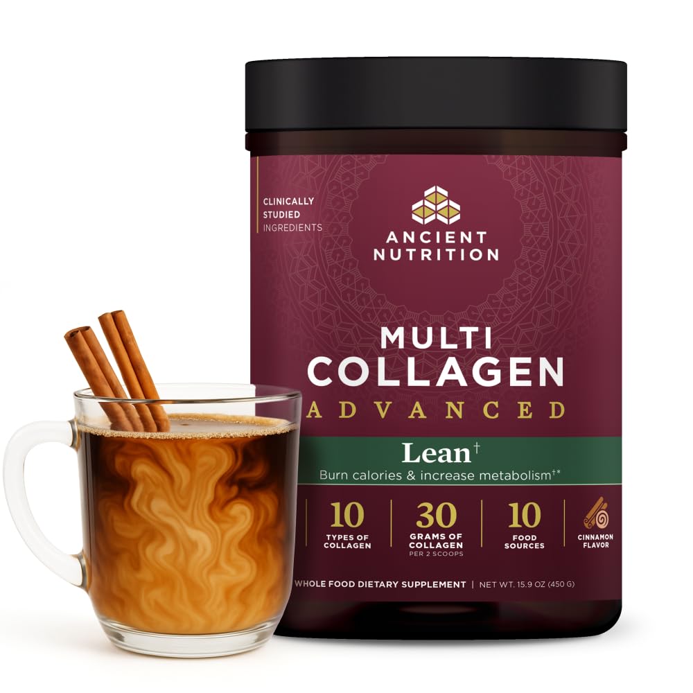 Ancient Nutrition Advanced Hydrolyzed Collagen Bottle — premium multi-collagen blend for daily use