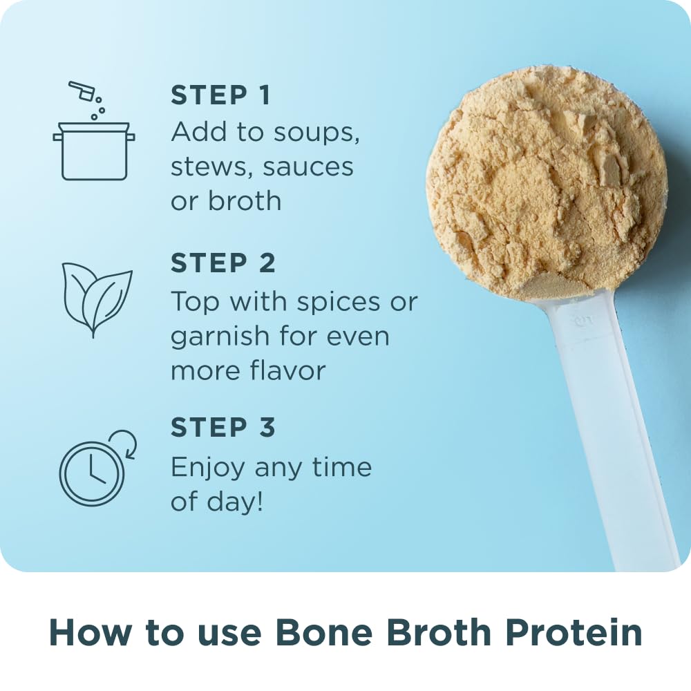 Ancient Nutrition bone broth protein ingredients label closeup detailing contents
