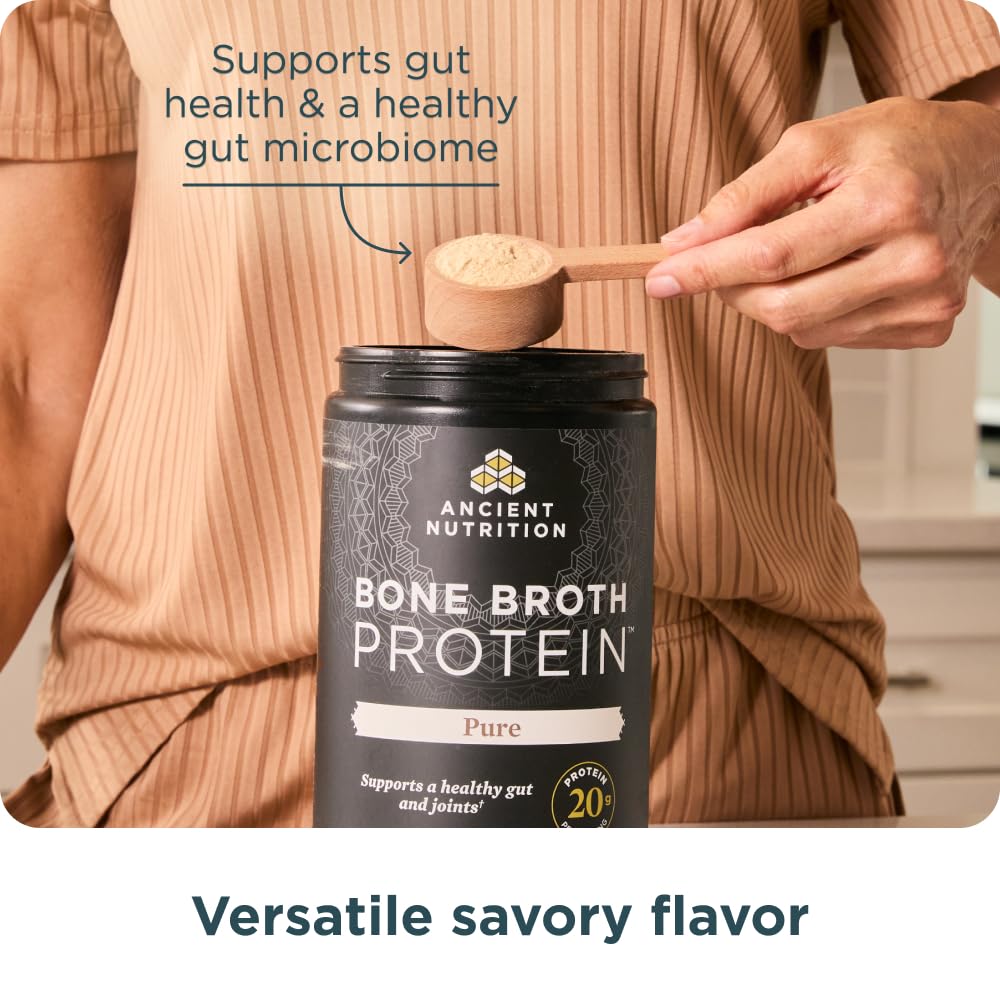 Ancient Nutrition bone broth protein sipping broth for cozy warmth