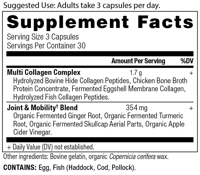 Ancient Nutrition capsules knee support bottle highlighting knee-friendly benefits.