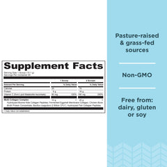 Ancient Nutrition collagen peptides scoop for accurate daily dosing.