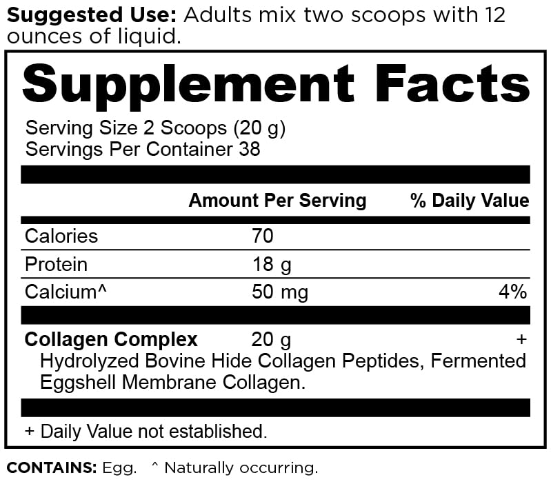 Ancient Nutrition Collagen Peptides unflavored label close-up for seamless mixing.