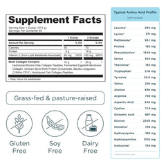 Ancient Nutrition Collagen Peptides Vanilla scoop enables easy daily use in coffee or smoothies.