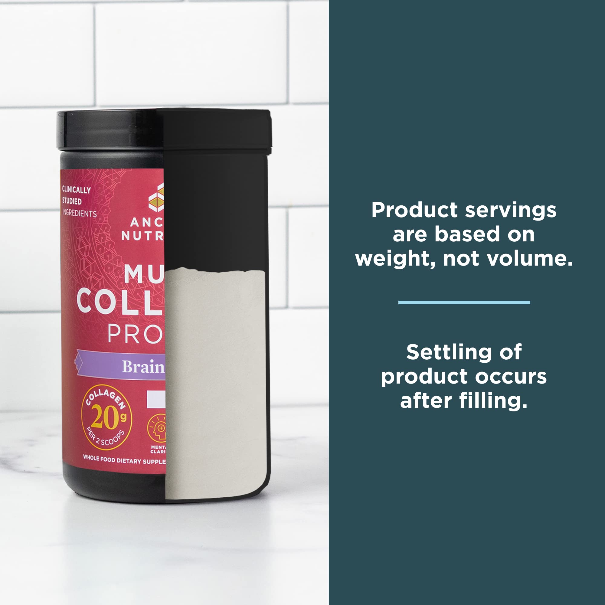 Ancient Nutrition collagen powder in coffee mix for daily use