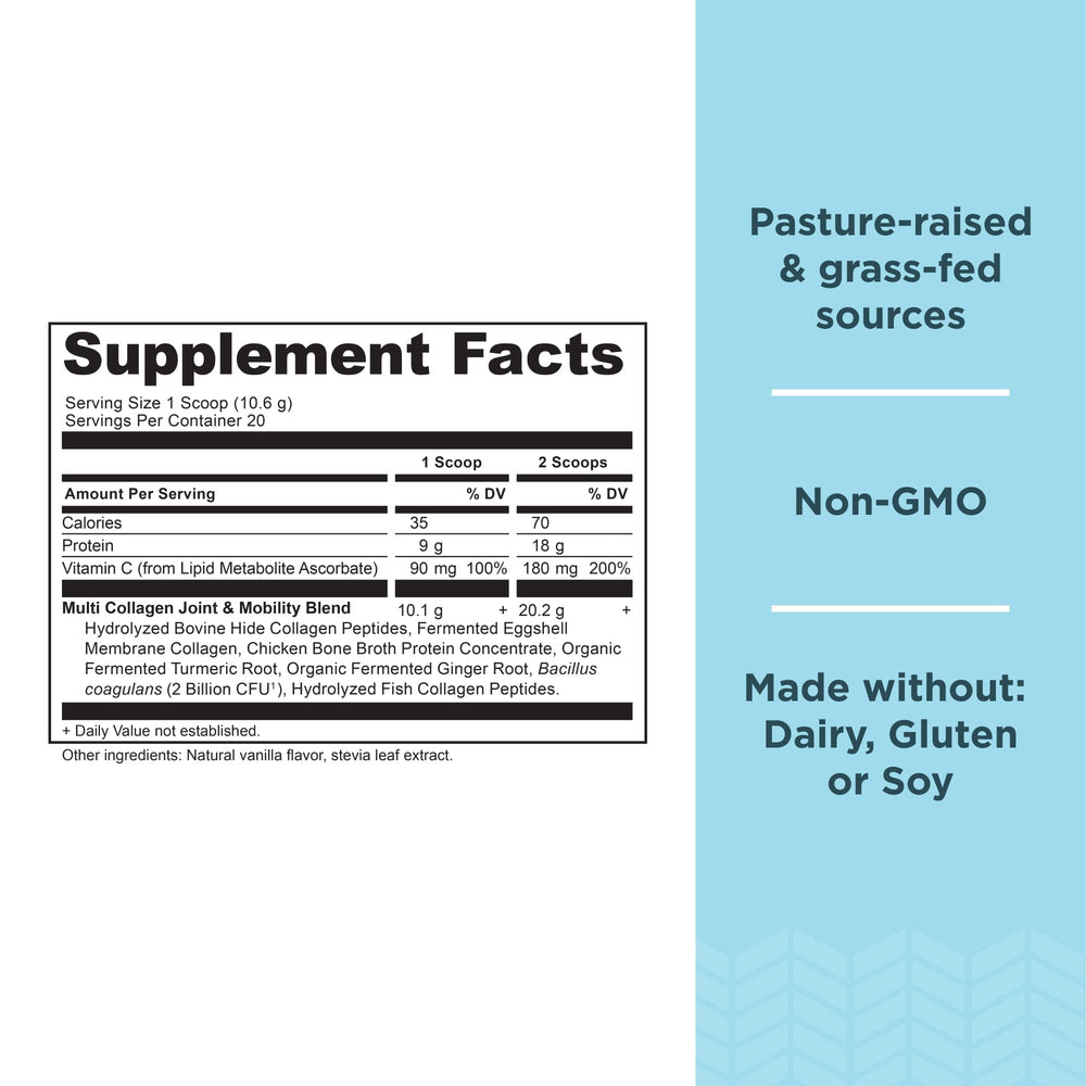 Ancient Nutrition collagen scoop for easy daily protein boost.