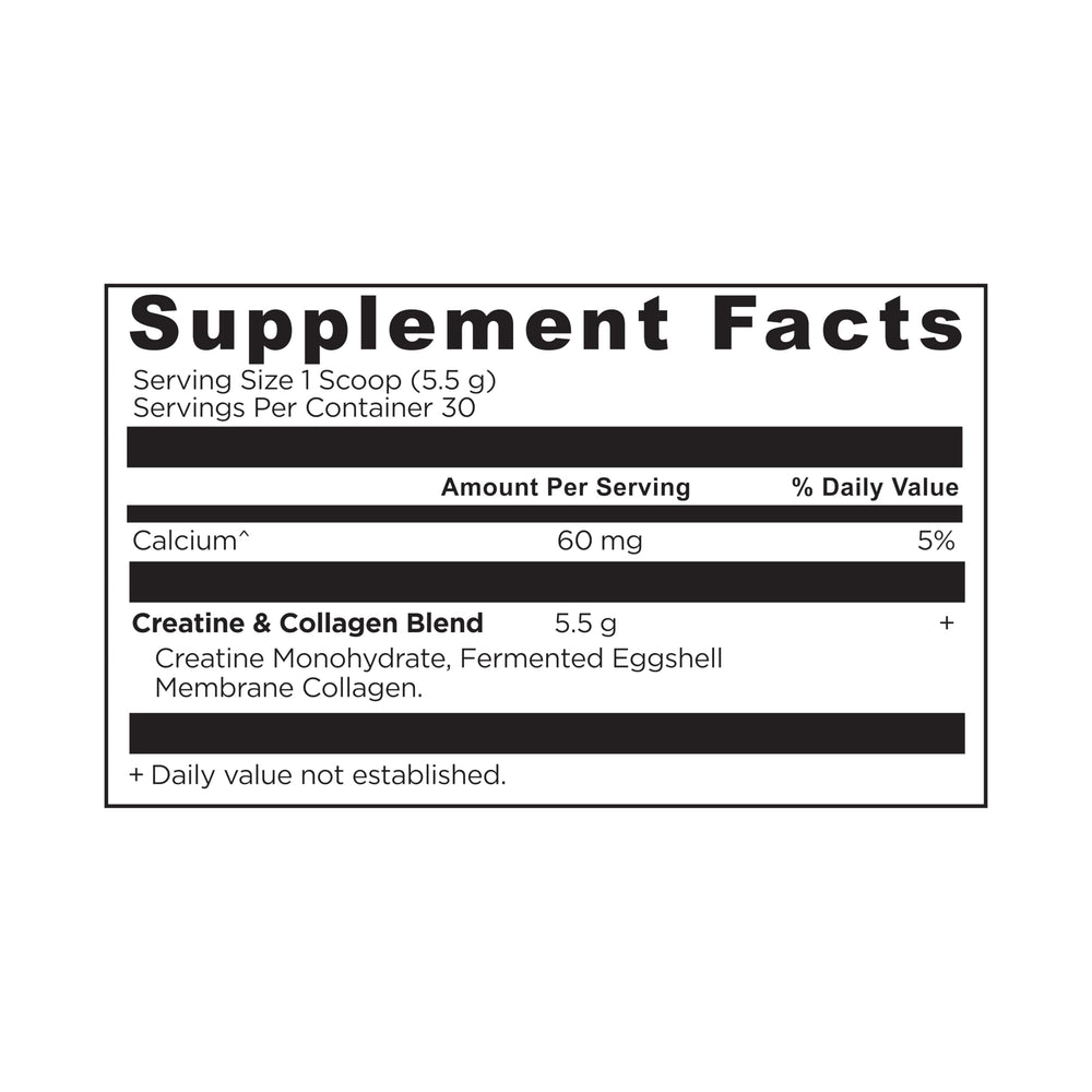Ancient Nutrition Creatine Collagen powder texture close-up for lean body mass support