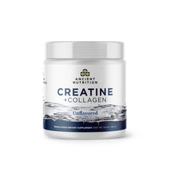 Ancient Nutrition Creatine Collagen scoop for easy daily serving to support strength