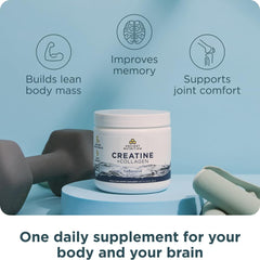 Ancient Nutrition Creatine Collagen shake image showing post-workout recovery