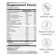 Ancient Nutrition prenatal ingredients like liver and bone broth for nutrient-dense foundation