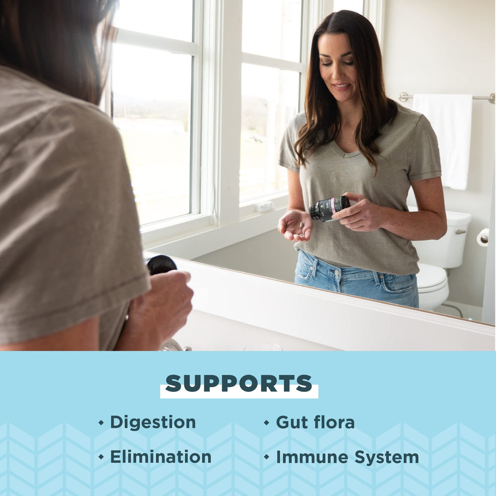 Ancient Nutrition Probiotics for Women bottle scene emphasizing convenient once-daily use