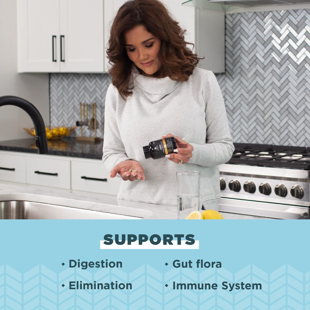 Label highlights 25B CFU and fermented botanicals in Gut Restore.