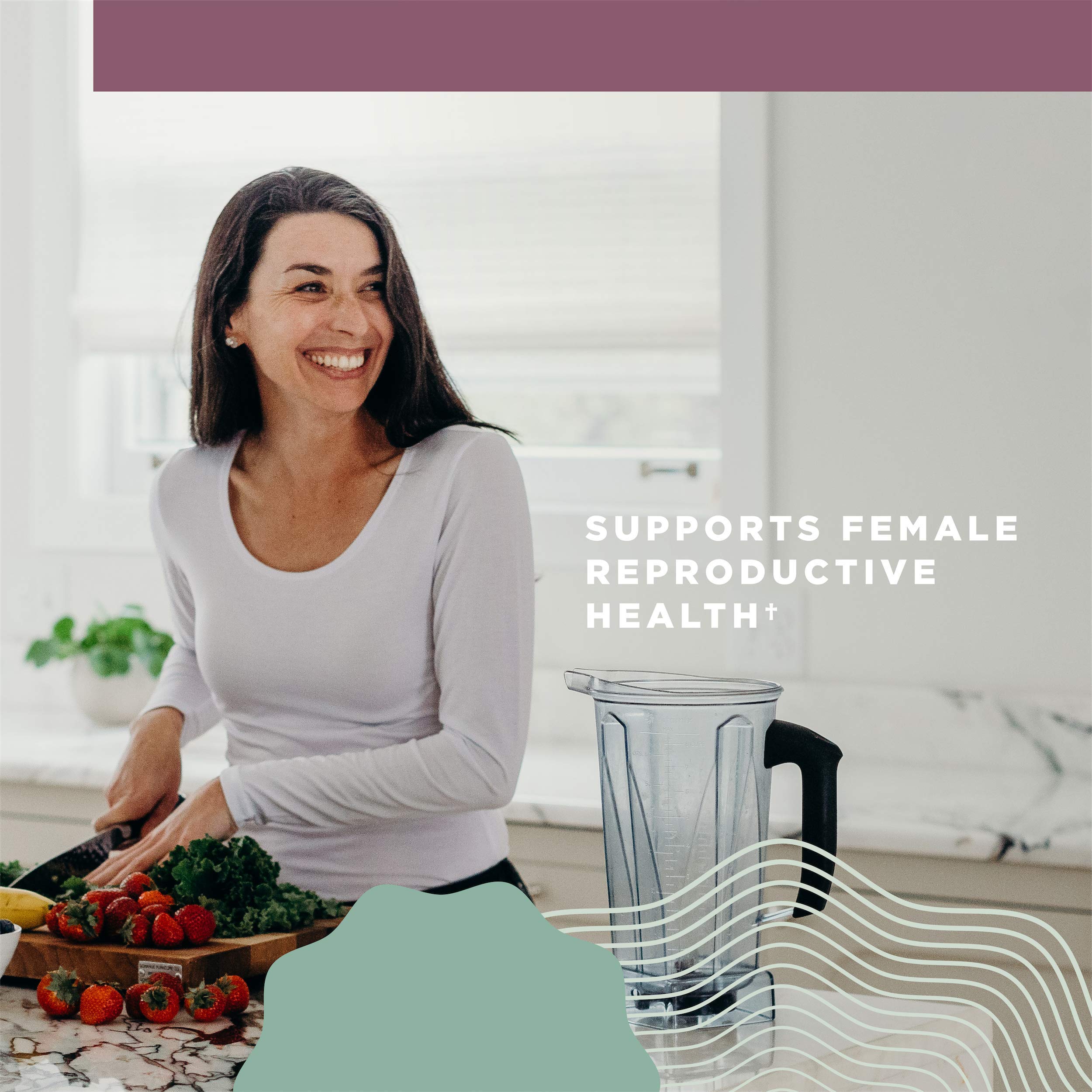 Vegan-friendly Ancient Nutrition Women's Hormones bottle ready to use
