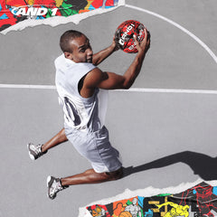 And1 Enigma deep channel grip improves dribbling and shooting control.