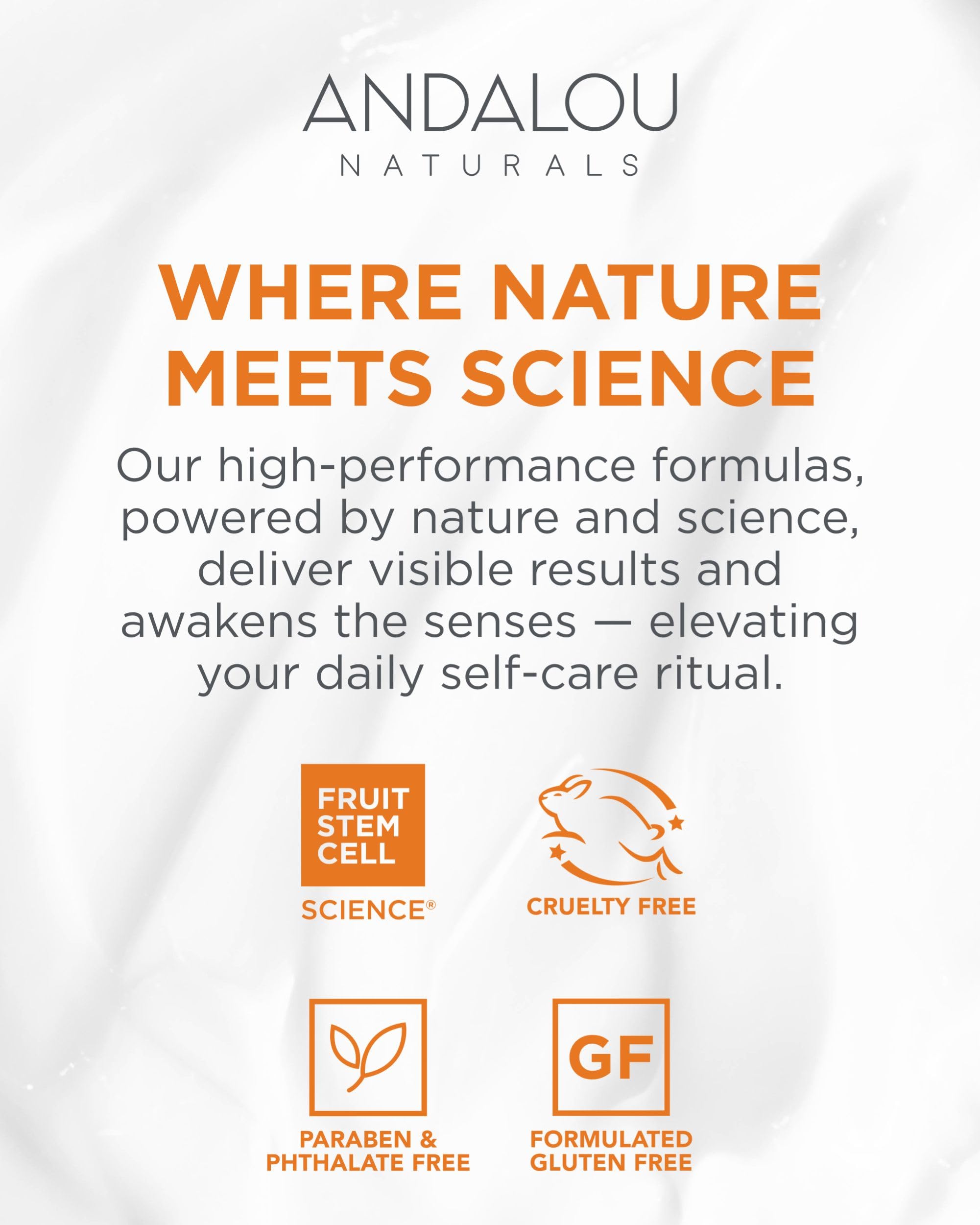 Ingredient panel emphasizes vegan, natural, and cruelty-free ethics.