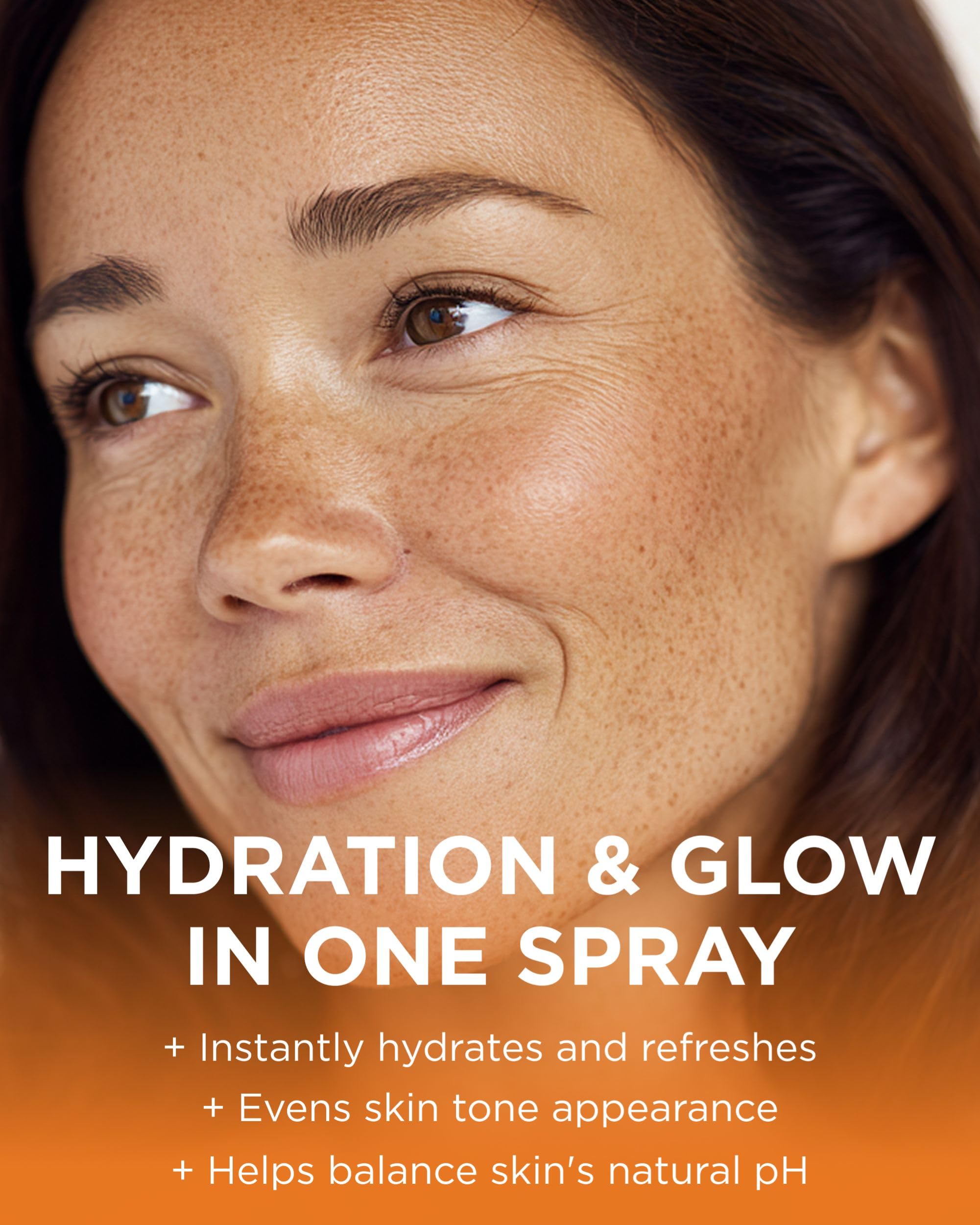 Andalou Naturals toner mist application for quick skin refresh.