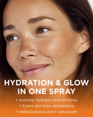 Andalou Naturals toner mist application for quick skin refresh.