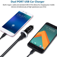 AndHot fast-charging LED ring indicates power status during night driving.