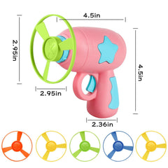 Andiker cat fetch toy yellow propeller ready for action and exercise