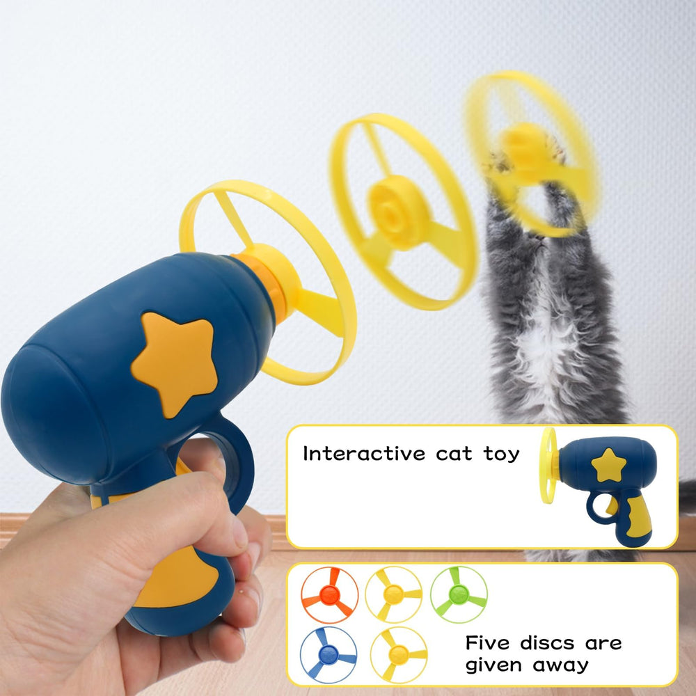 Andiker cat fetch toy second yellow propeller set for replacements