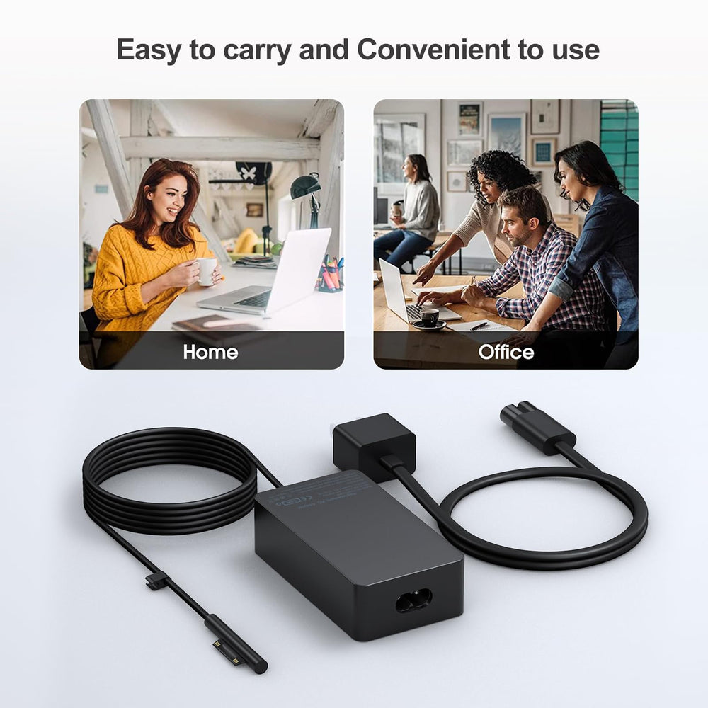 Andingker 65W charger 10ft cable for flexible setup.