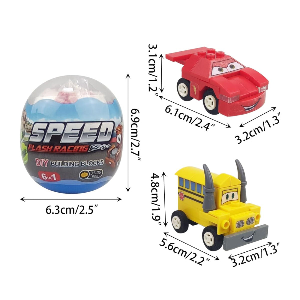Anditoy eggs hide a dump truck for versatile, creative play.