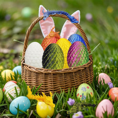 Anditoy dragon egg scale patterns provide tactile decor and imaginative play.