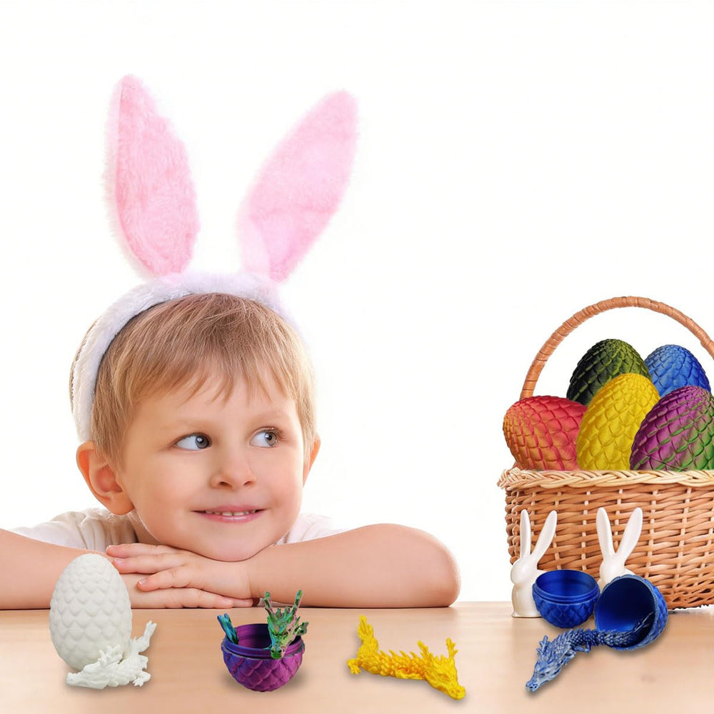 Anditoy dragon egg textured surface offers a realistic look for display and play.