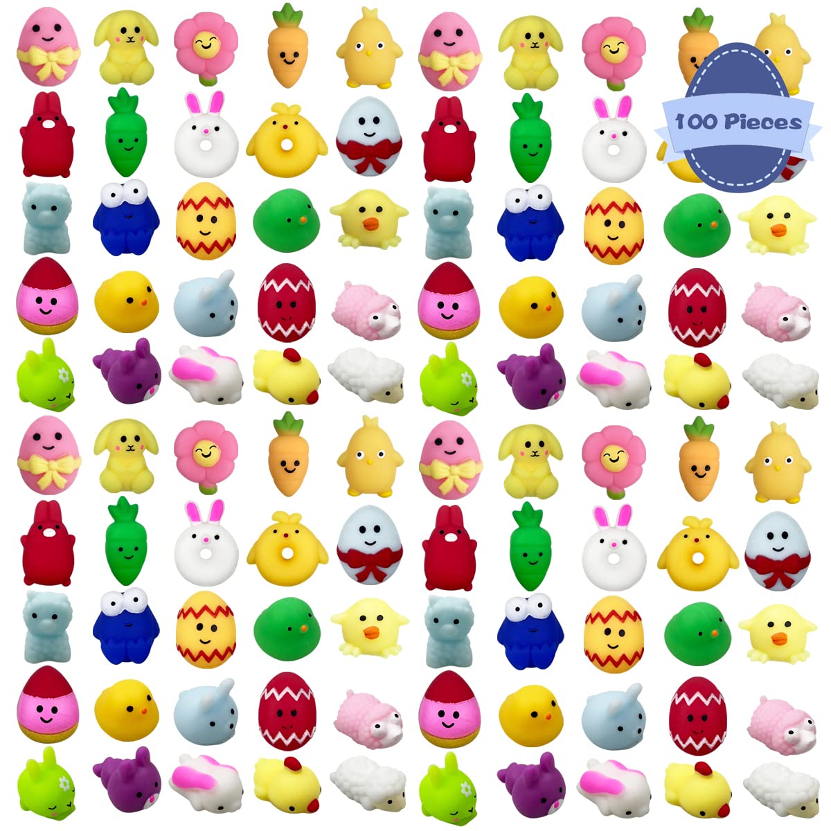 Anditoy Easter Mochi Squishy eggs for playful sensory fun and Easter basket filler.