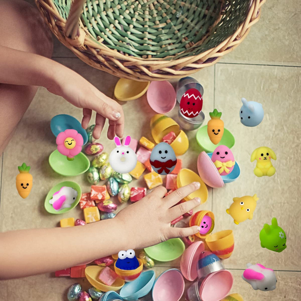 Anditoy Easter Mochi Squishy sheep softies for cozy play and reusability after washing.