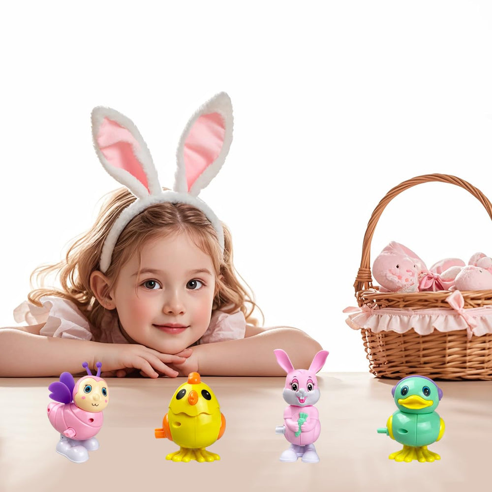 Anditoy bunny wind up toy—vibrant, motorized fun for toddlers and kids.