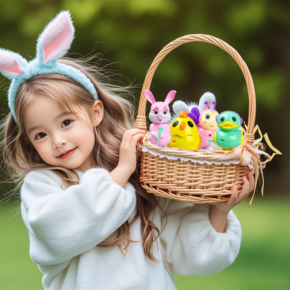 Anditoy chick wind up toy—bright Easter gift that walks and wiggles.