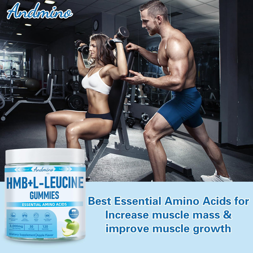 andmino HMB and L-Leucine Gummies GMP-certified facility and clean labeling.
