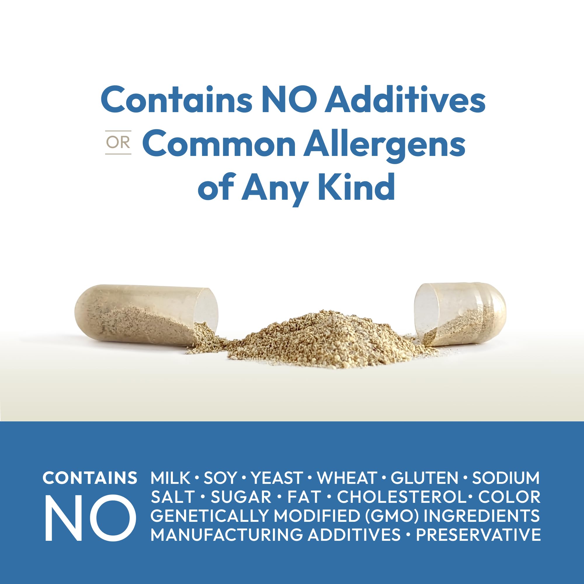 Andrew Lessman Circulation bottle label confirms dairy-free and gluten-free formulation.