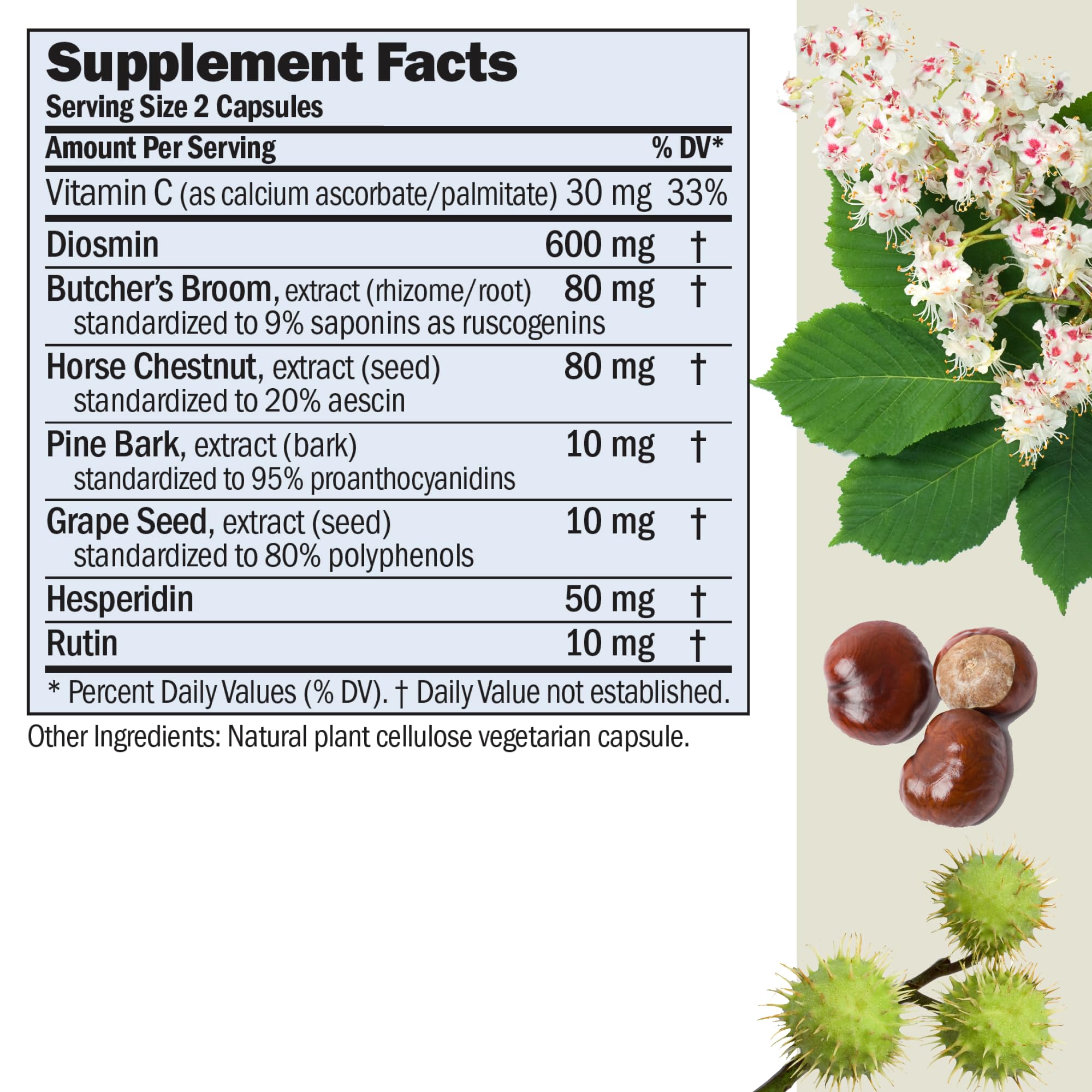 Andrew Lessman Circulation capsules close-up highlighting easy-to-swallow daily support.