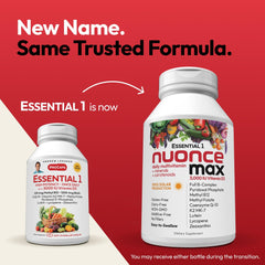 Andrew Lessman NuOnce Max capsules close-up showing easy-to-swallow design