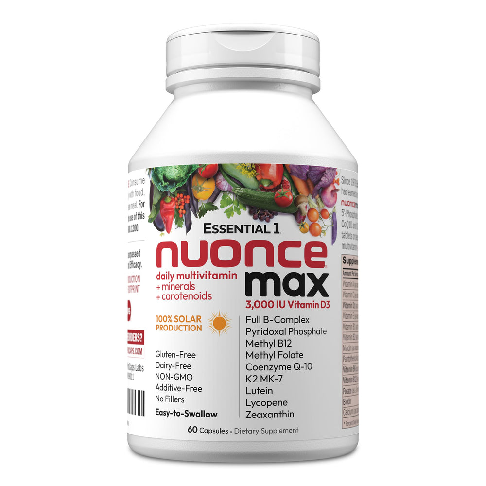 ANDREW LESSMAN Essential-1 Nuoncemax bottle front highlighting high-potency daily multivitamin.