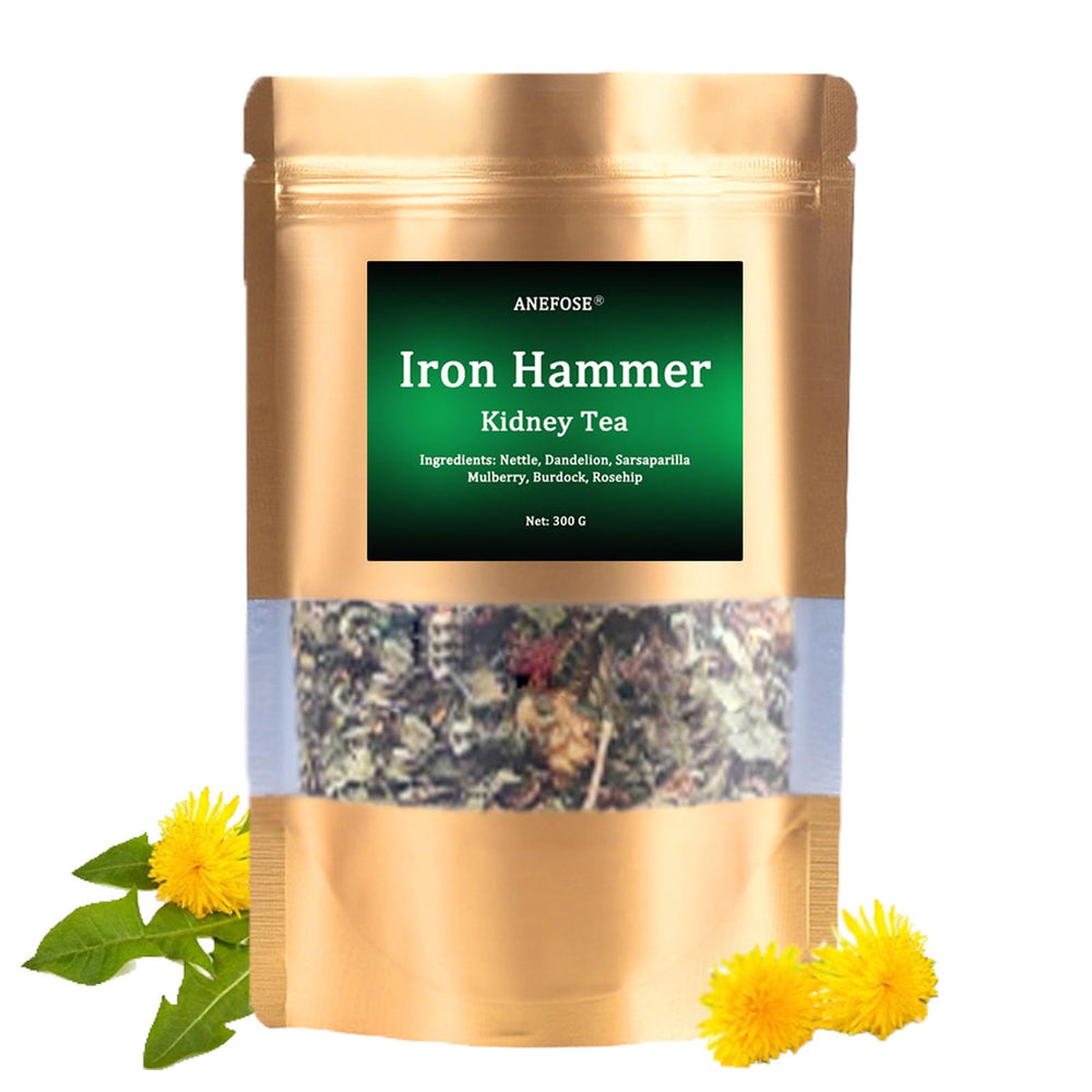 ANEFOSE Iron Hammer Tea packaging shows the herbal blend for daily refreshment.