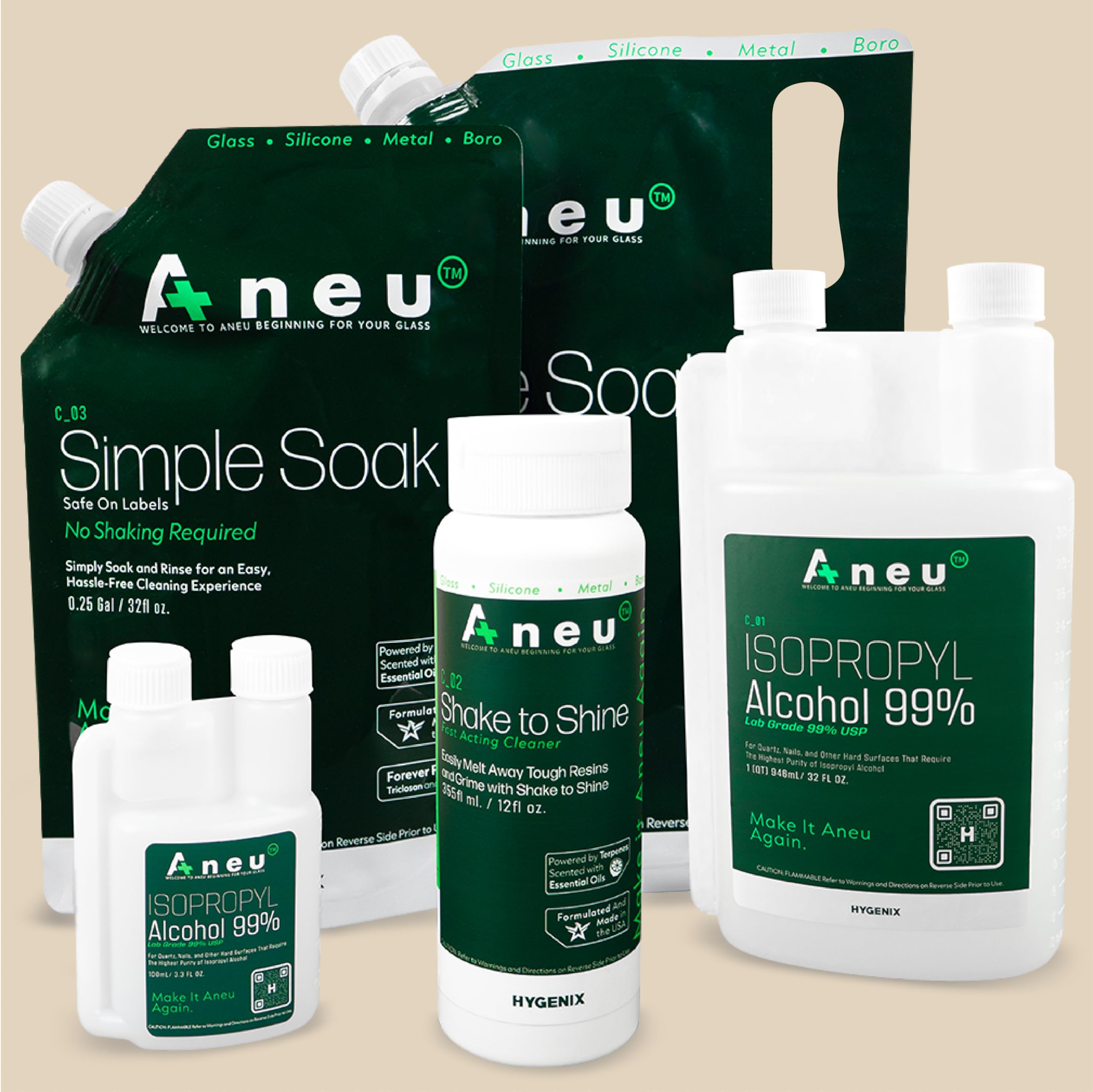 Aneu lab-grade cleaner offers dependable performance on hard lab surfaces.