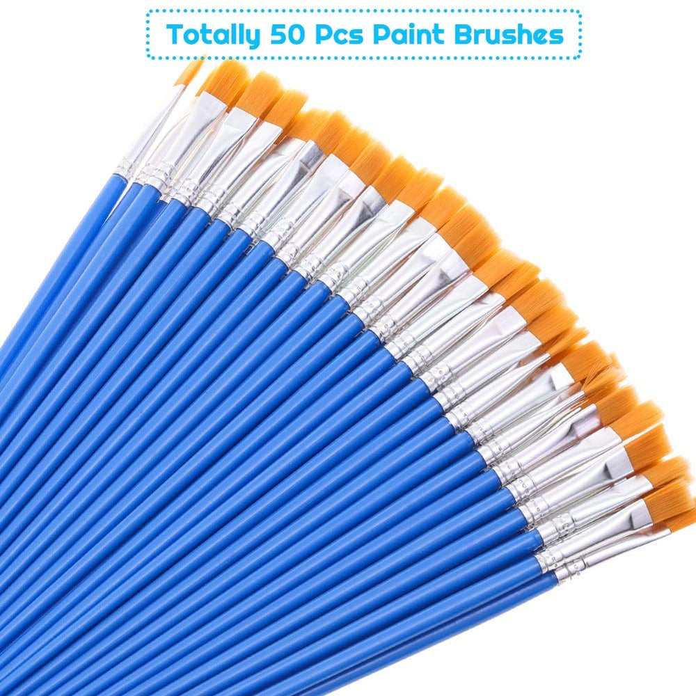 Anezus small brushes ideal for detailed classroom artwork and crafts.
