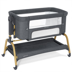 ANGELBLISS 3-in-1 bassinet with memory foam mattress offers soft newborn sleep