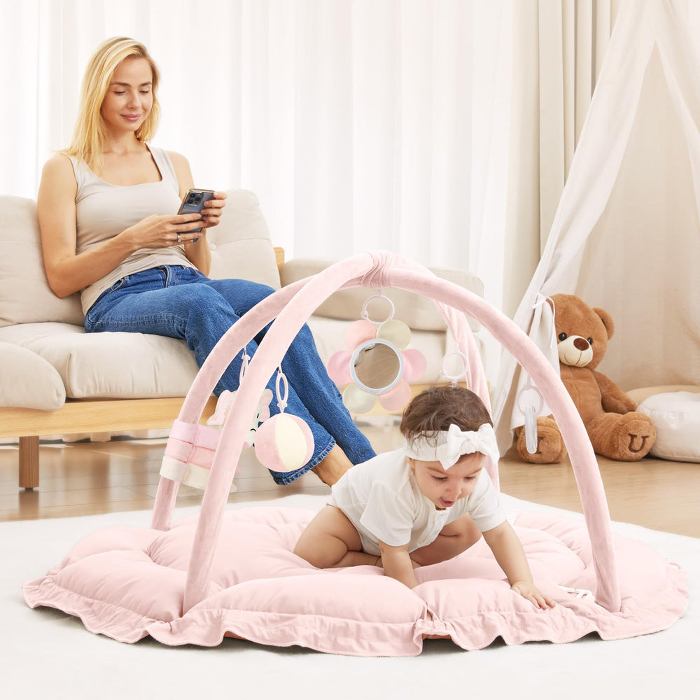ANGELBLISS assembly-ready mat makes storage and transitions hassle-free.