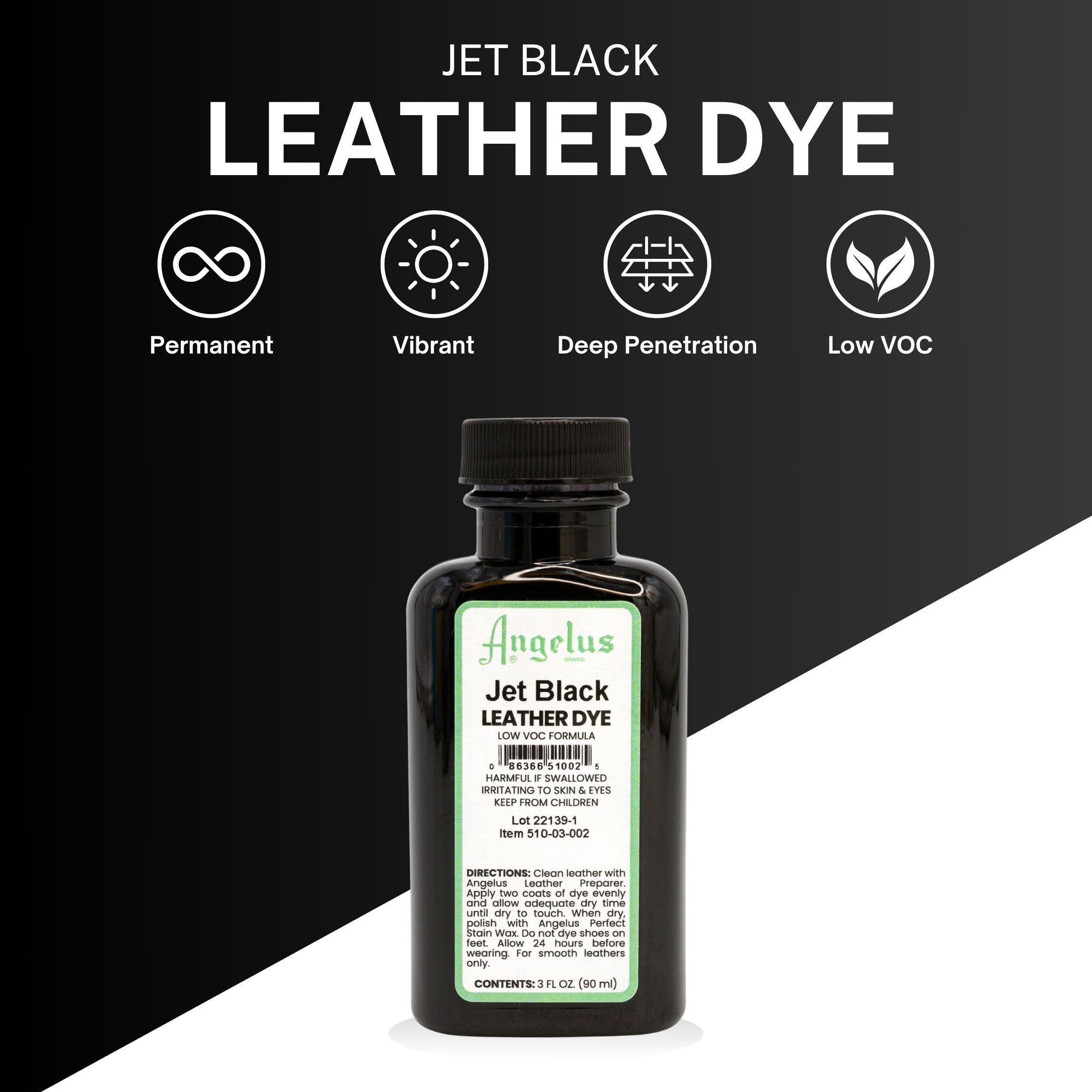 Angelus Leather Dye on furniture project reveals deep, lasting color