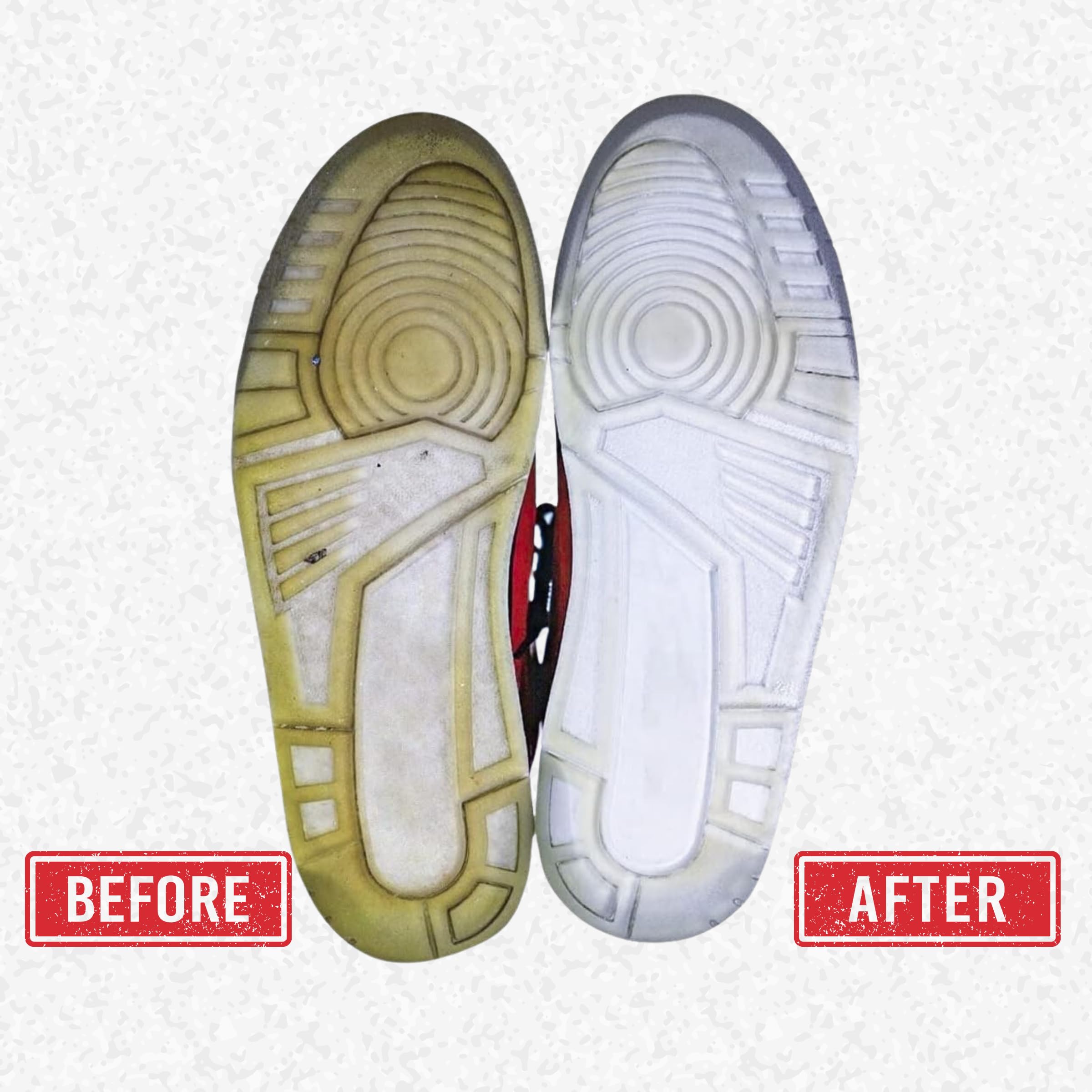 Angelus Sole Bright application brush in use for easy restoration.