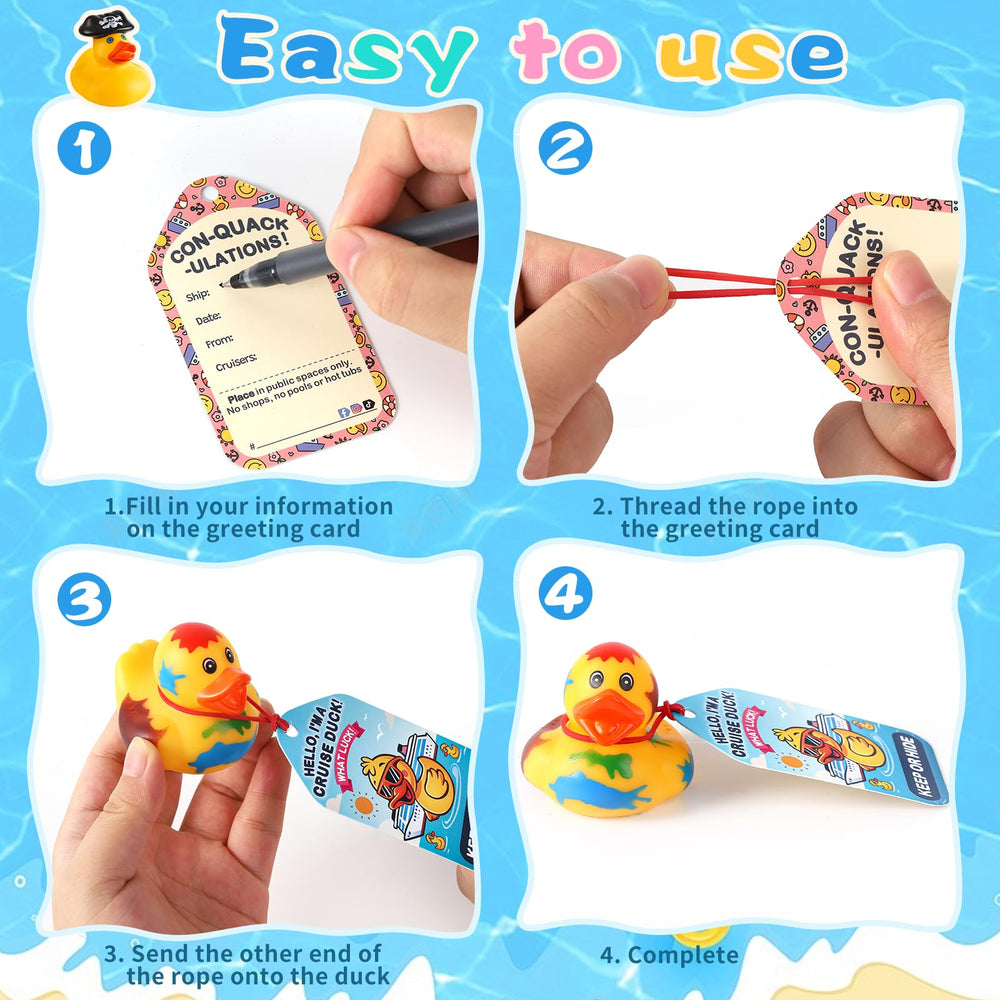 ANGGIKO cruise-ship game setup makes hide-the-duck easy to organize
