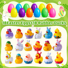 ANGGIKO Easter ducks with eggs included, vibrant designs for Easter gifting.