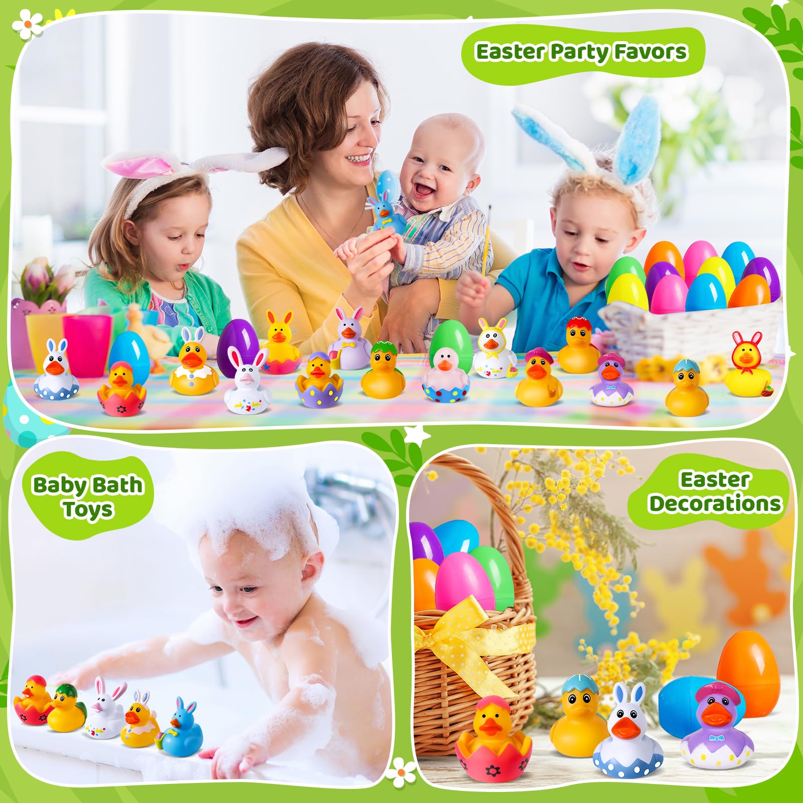 ANGGIKO Easter ducks gift pack, perfect for Easter baskets and party favors.