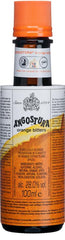 ANGOSTURA Orange Bitters bottle in a shaker for balanced cocktails.