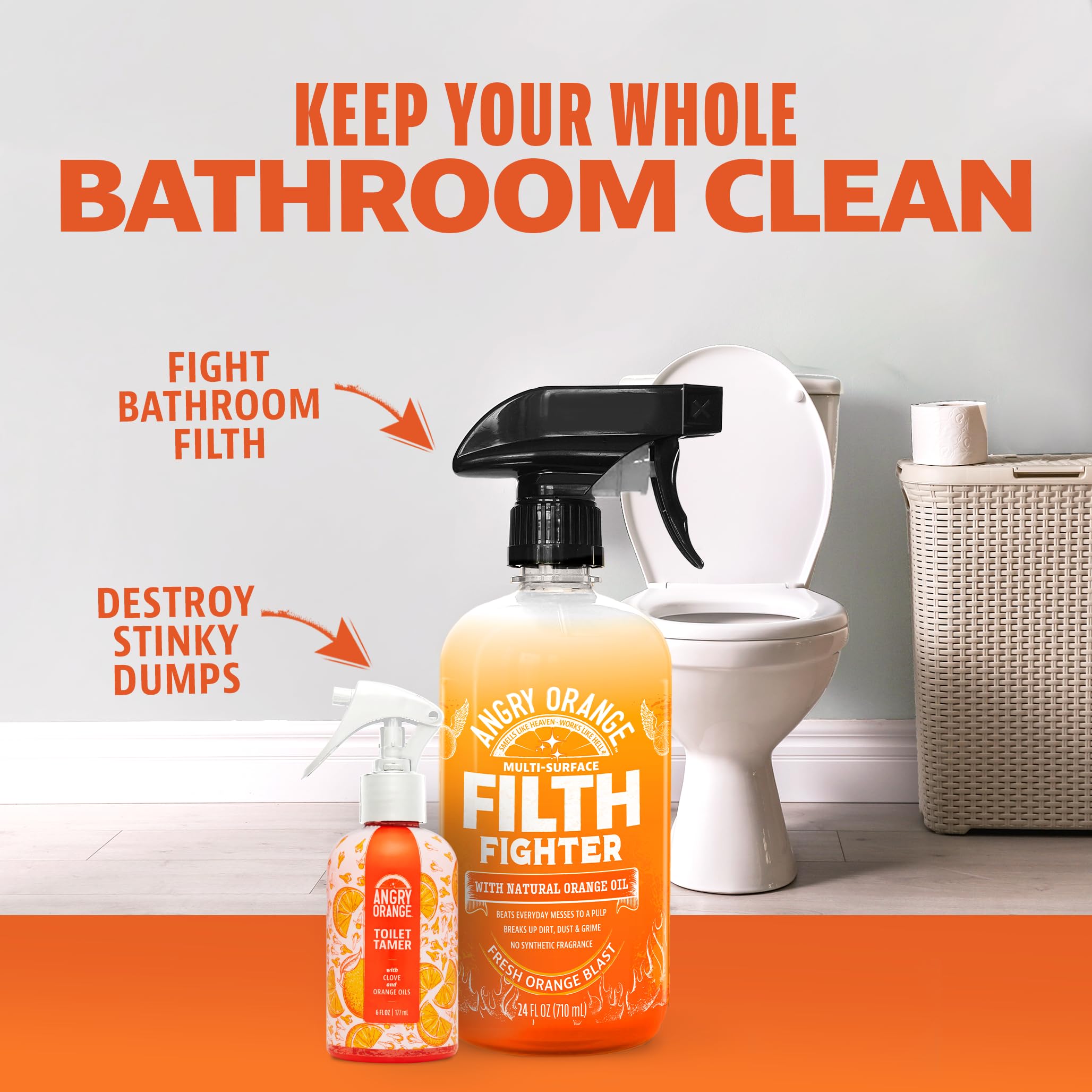 ANGRY ORANGE Toilet Tamer gift-ready packaging suitable for gifting